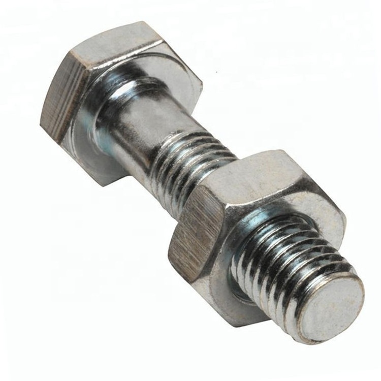 Manufacturing Wholesale Price Grade 8.8 Stainless Steel Hex Bolt and Nut Din931 Din933 Metric M9 M12 Hex Bolt 88