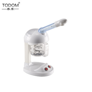 Top Sale Spa Equipment Nano Desk Top Ozone Steamer  Facial Manual Hot Mist Facial Steamer Face Sauna