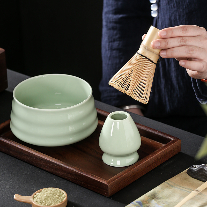 Wholesale Matcha Kit Set Japanese Tea Matcha Organic Bamboo Whisk Matcha Set