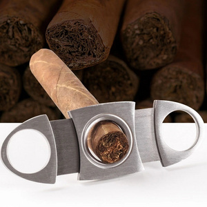 Cigar Cutter Puro New Luxury Charuto Clipper Cigar Cutter Guillotine With Gift Box Accessories Cigar Scissors