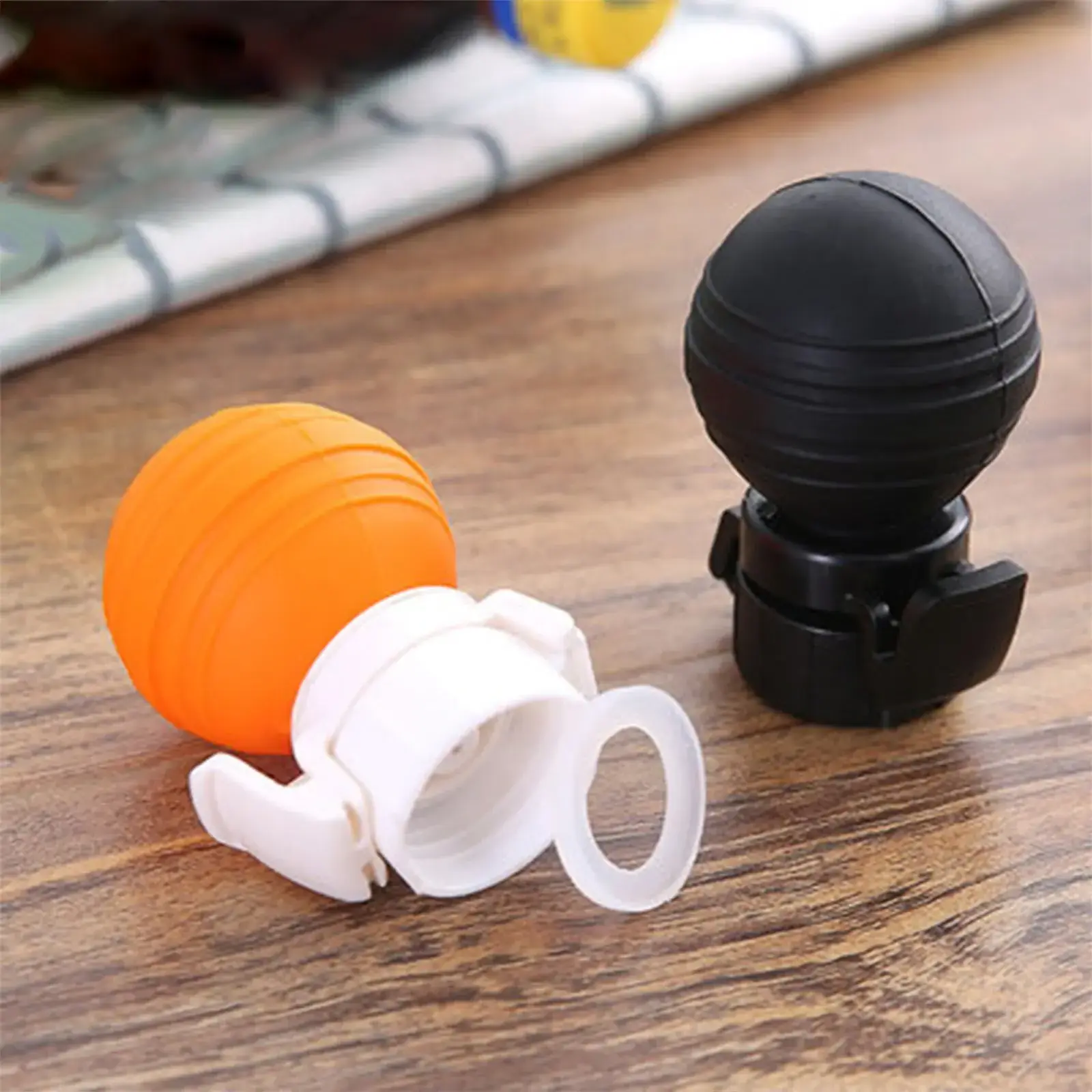 Coke fresh-keeping ball Sprite bottle inflatable cap Drink bottle inflatable cap Silicone ball carbonated beverage fresh-keeping