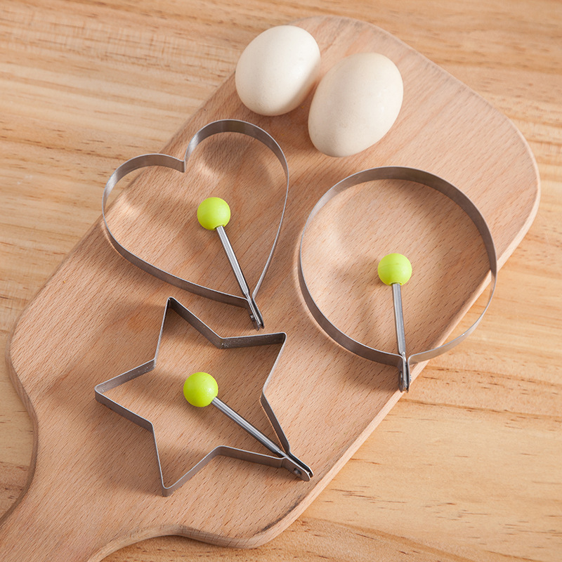 Different Shapes Fry Egg mold Thickened Non-Stick Stainless Steel DIY model egg frying machine heart shaped pocket egg tool