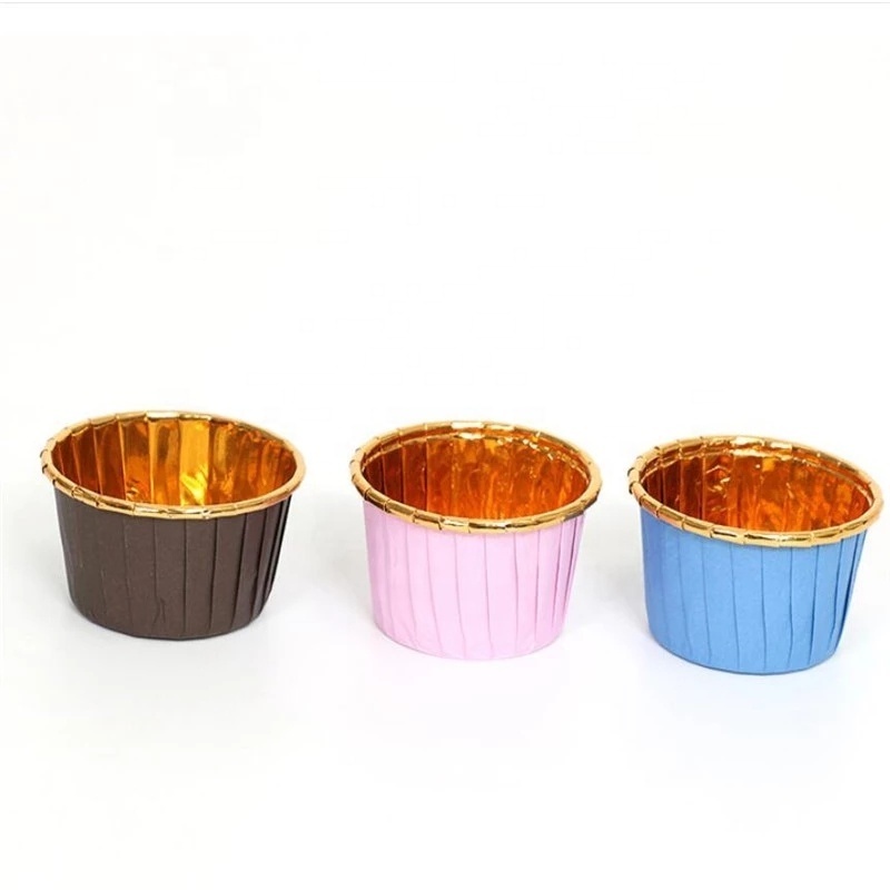 Disposable Foil Baking Cups Muffin Liners Cups Aluminum Cupcake liners Ramekins Pans Cupcake Baking Cups