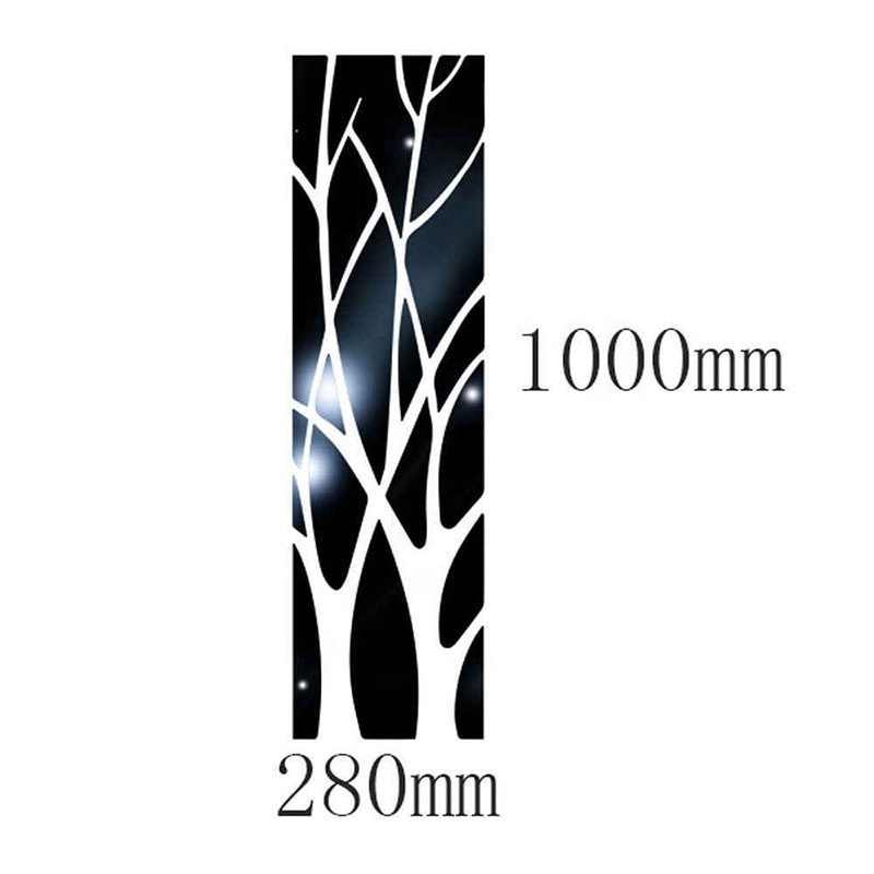 3D Tree Branch Mirror Wall Sticker Home Decoration Acrylic Wall Sticker Waterproof Self Adhesive Mirror Surface Wall Sticker