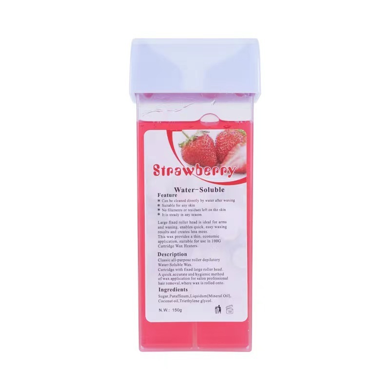 140ml Hair Removal Wax Cartridge Honey Hot Depilatory Transparent Wax Cream Natural Body Hair Remover Heating Roller Wax