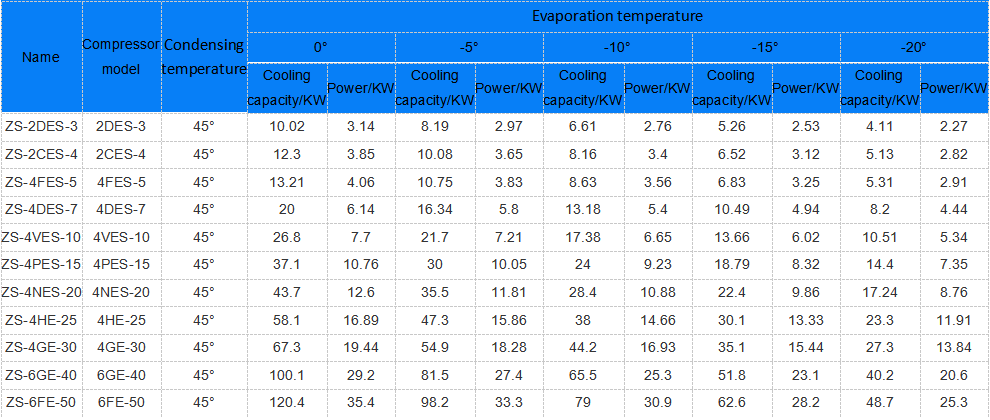 Industrial Monoblock Air Cooled Refrigeration Unit Blast Freezer Heat Exchanger Equip Piston Compressor Condensing Unit of Bitze