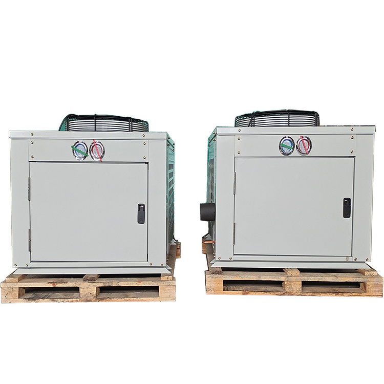 Low Temperature Korea Air Cooled Compressor Unit Refrigeration 204Kw R290/744 Condensing Unit For Truck Trailer of Carrier