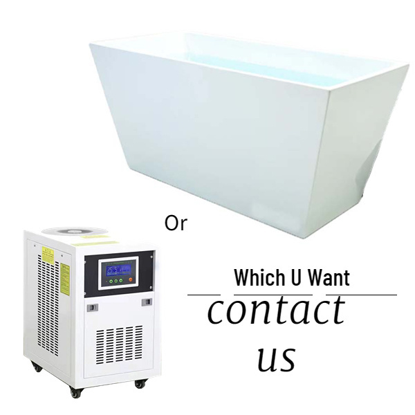 Personqlized designed Ice Bath Cold Plunge With 1hp Water Chiller for Athletes