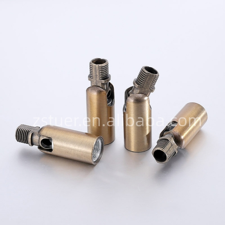 Factory Price  180 Degree Swivel Joint For Pipe Brass Joint M10