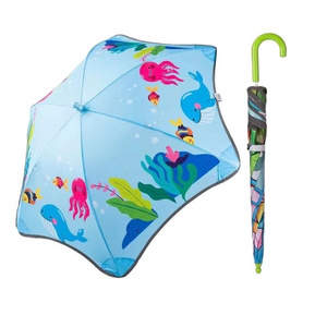 2022 New Innovation Custom Printing Sun Rain Blunt Metro Blunt Umbrella For Kids