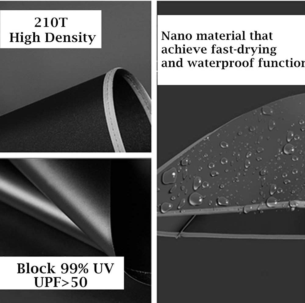 High quality wind resistant  reflective edge auto open and close inverted 3 folding umbrella