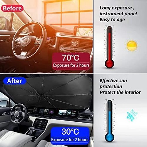 Sun Uv Protection Car umbrella sun shade Windshield Sunshade Car Front Side Window Umbrella For Car umbrella