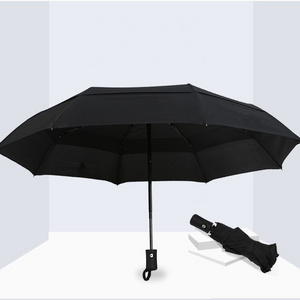 Wholesale 190T PG Double Layer Canopy  3 Folding Automatic Umbrella