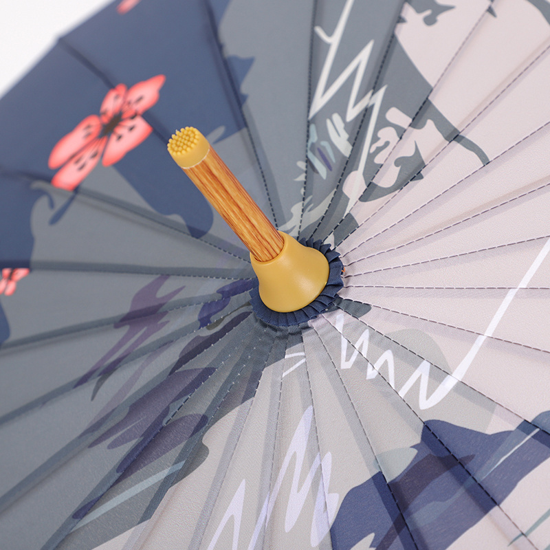 Chinese traditional  Oil paper Umbrella 24 ribs Full Painting Umbrella