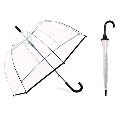 23 Inch Clear Bubble Dome Transparent Umbrella Poe Material Promotional Umbrella