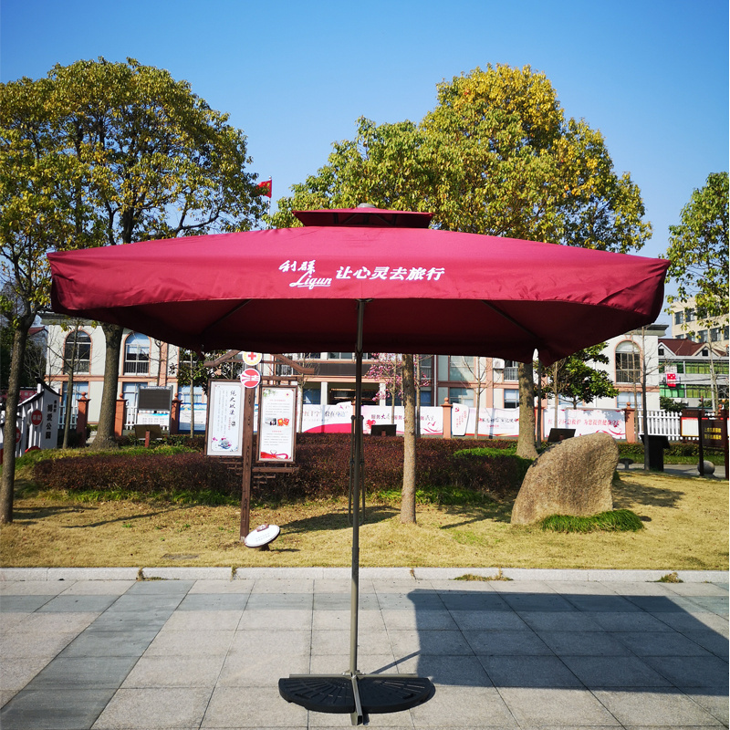 Outdoor cantilever patio sun garden parasol umbrella outdoor garden umbrella