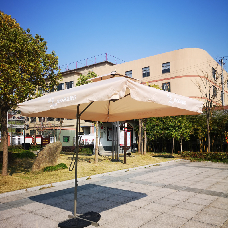 Outdoor cantilever patio sun garden parasol umbrella outdoor garden umbrella