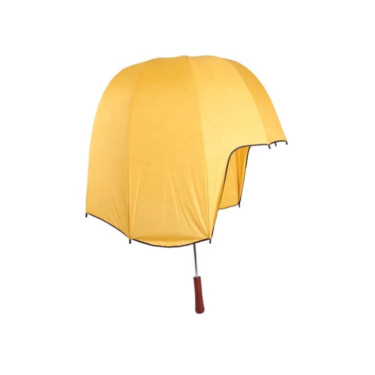 hot sales popular factory new design windproof rainproof parent-child bike and motorcycle fancy helmet umbrella