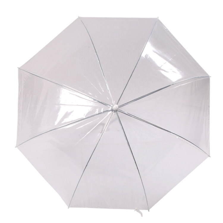 Cheapest  POE straight Transparent clear  Umbrella