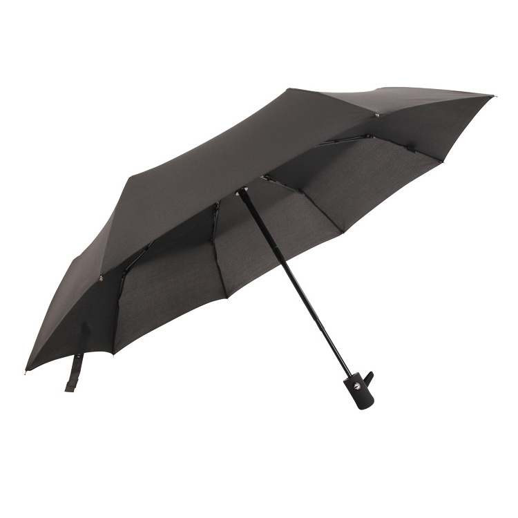 Auto open and close 3 folding rain umbrella outdoor market umbrella