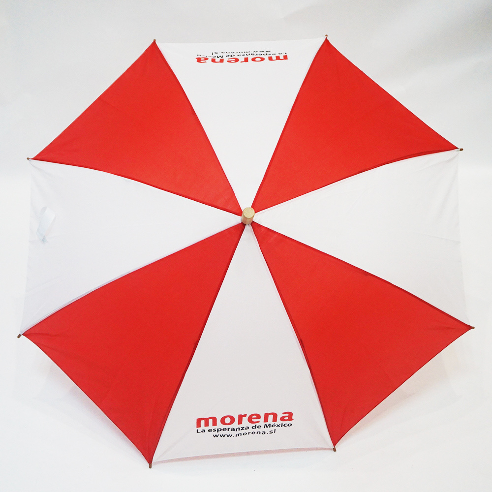 Suppliers manufacturer wholesale 21 inch large windproof logo prints  luxury promotional branded custom wooden handle  umbrella