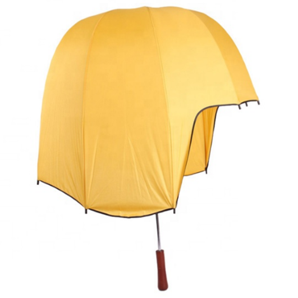 New design children helmet umbrella for bike and motorcycle, hot sales sun and rain 10K straight umbrella*