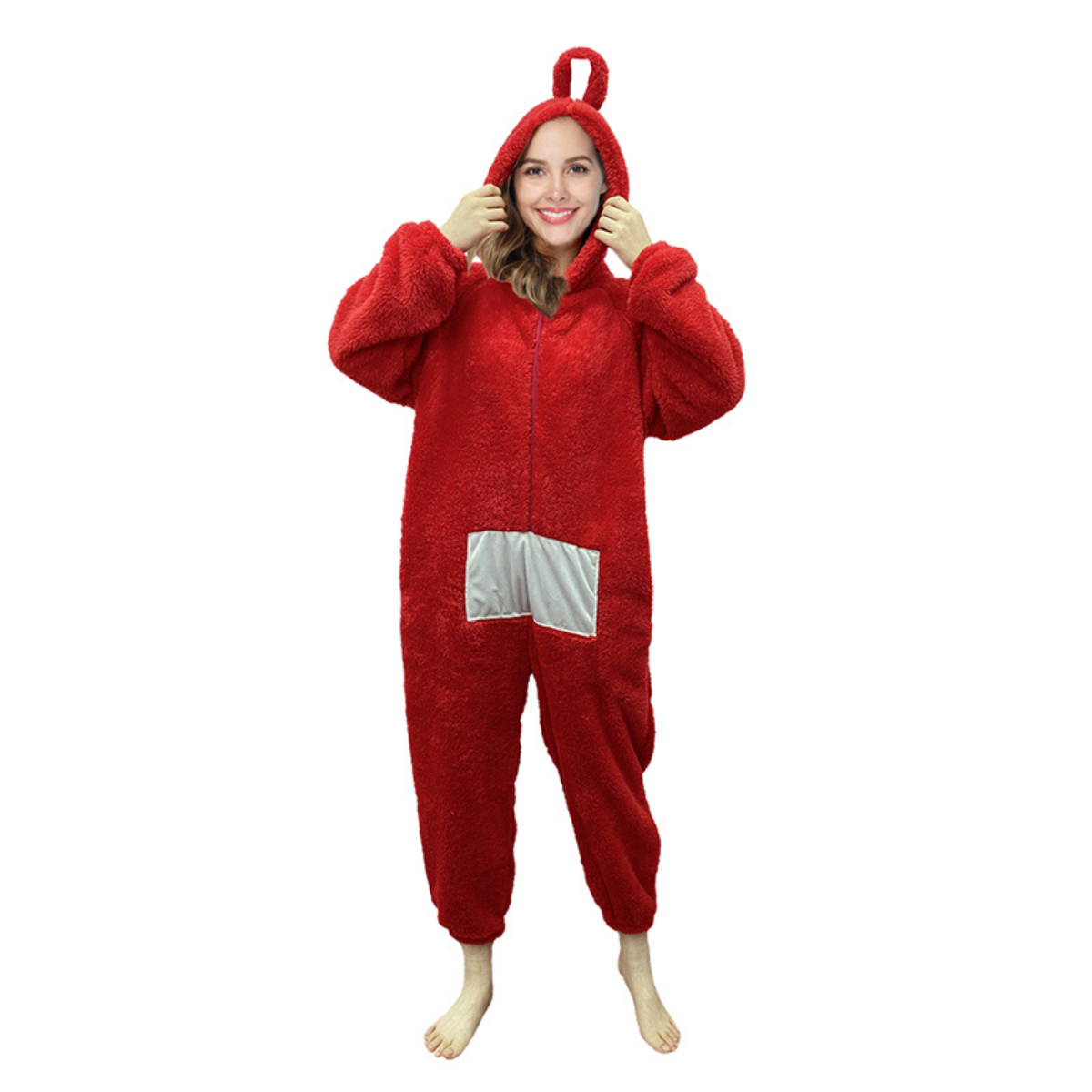 WanBao Manufancture Women Men Animal Teletubbies Cartoon Plush Flannel adult onesie jumpsuit onesie pajamas