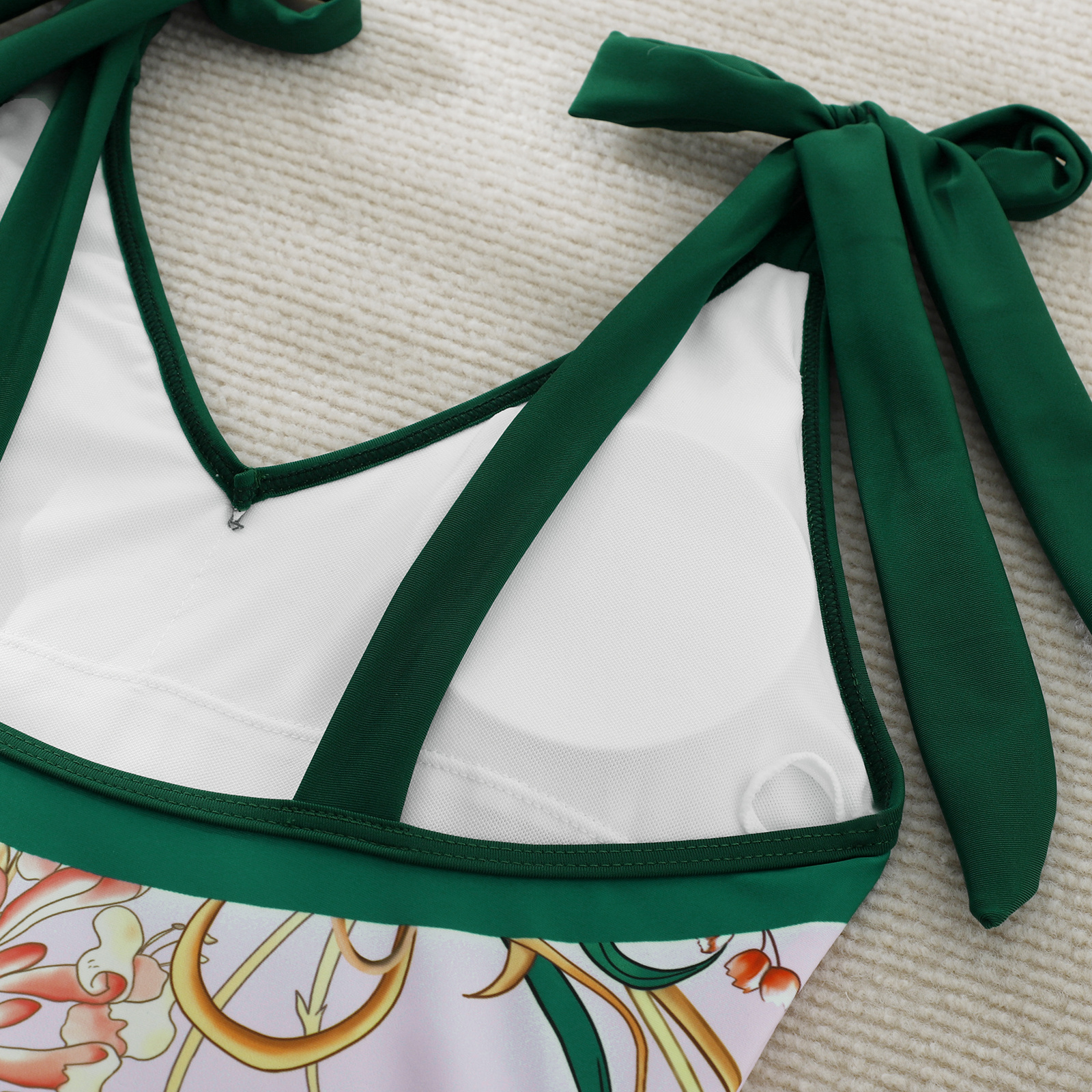 2023 New Arrival Swimwear Halter Strap Bikini Sexy Backless Active One-Piece Swimsuit Bikini