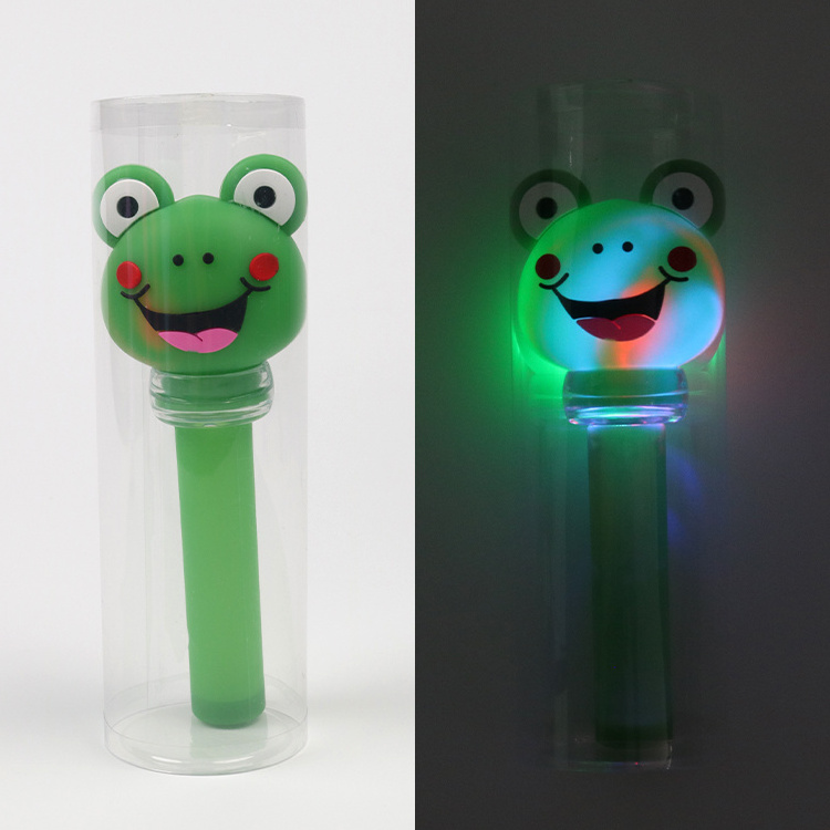 New Arrival Children Silicone Flashing Stick Led Light Up Kids Toys Wtih Whistle