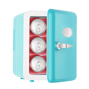 Factory Hot Sale4L Customized Mini Fridge Refrigerator Portable Mini Fridge For Office/Home/Hotel