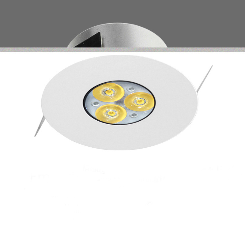 Hot sale Recessed Under Cabinet Led Spotlight 3w Jewelry Display Led Puck Light CE RoHS Listed