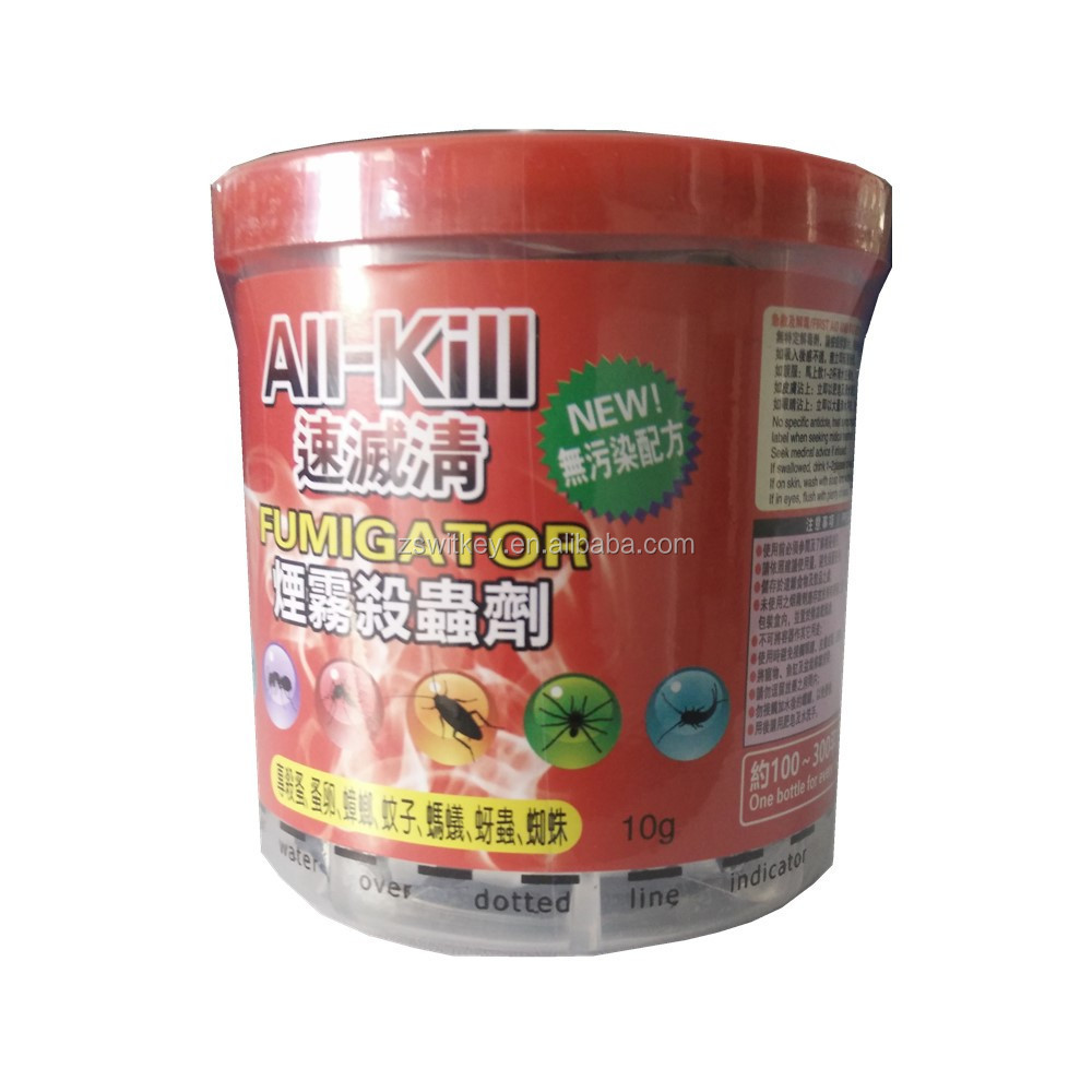 10g Round Can Insect Fumigator Bug Fumigation Cockroach Mosquito Killer