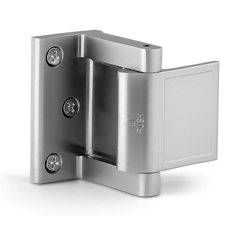 High Quality Brushed Nickel Door Latch Extra High Resistance Home Door Security Lock Reinforcement Privacy Door Latch