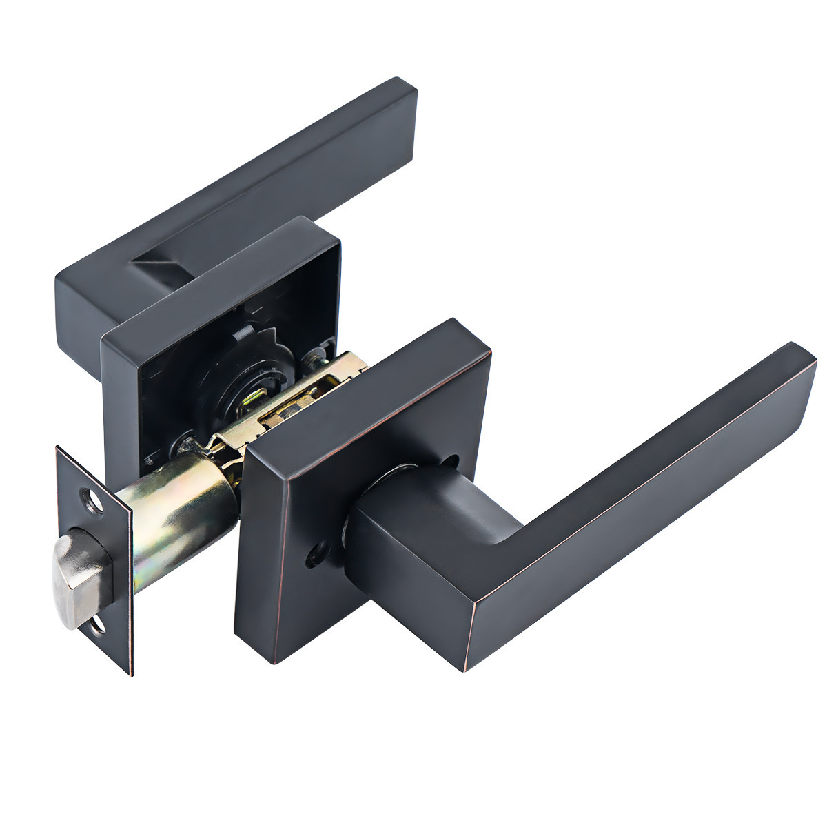 Grade 1/2/3 Ansi Zinc Alloy Residential Commercial Heavy Duty Lever Handle Lock For Wooden Door