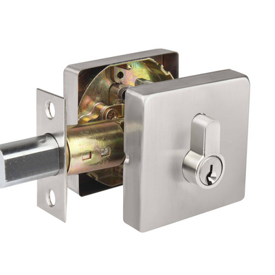 Passage way Home Bedroom Deadbolt  Lock Set Single Side Option Security Locked Door for entrance door