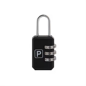 High Quality Classic Zinc Alloy Long Shackle Travel Code Lock With Code Wheels