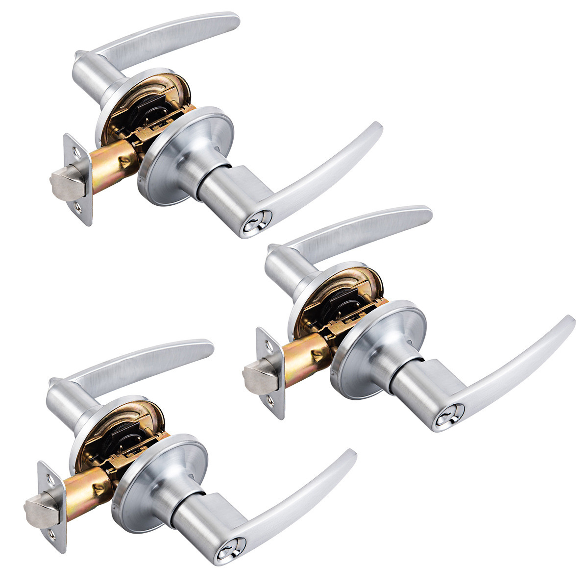 Modern Door Lever Handle Luxury Door Knobs Handle Lock Handle Door Lock Set