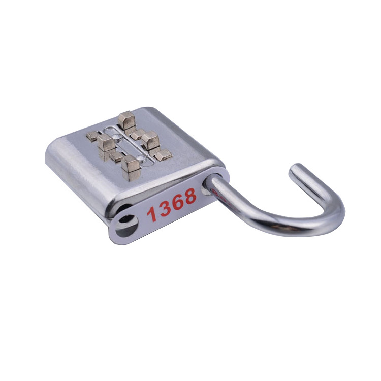 Stainless Steel Padlock 8 Digit Combination Lock For Gym School Employee Locker