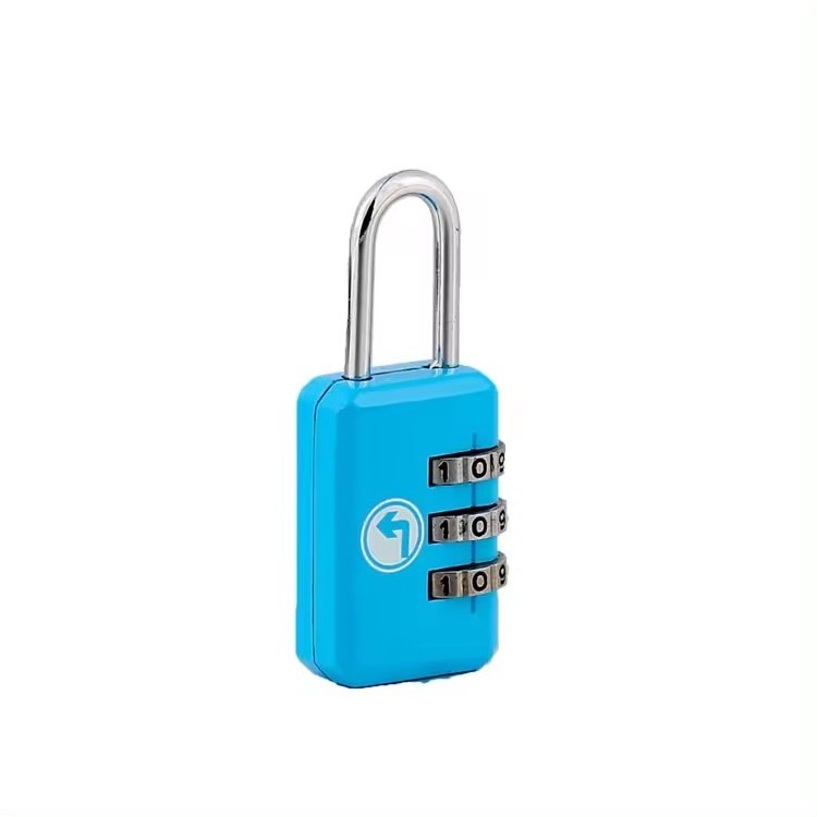 Wholesale Keyless Gym Sport Locker Lock Resettable 4 Digit Password Combination Colored Padlocks With Master Key