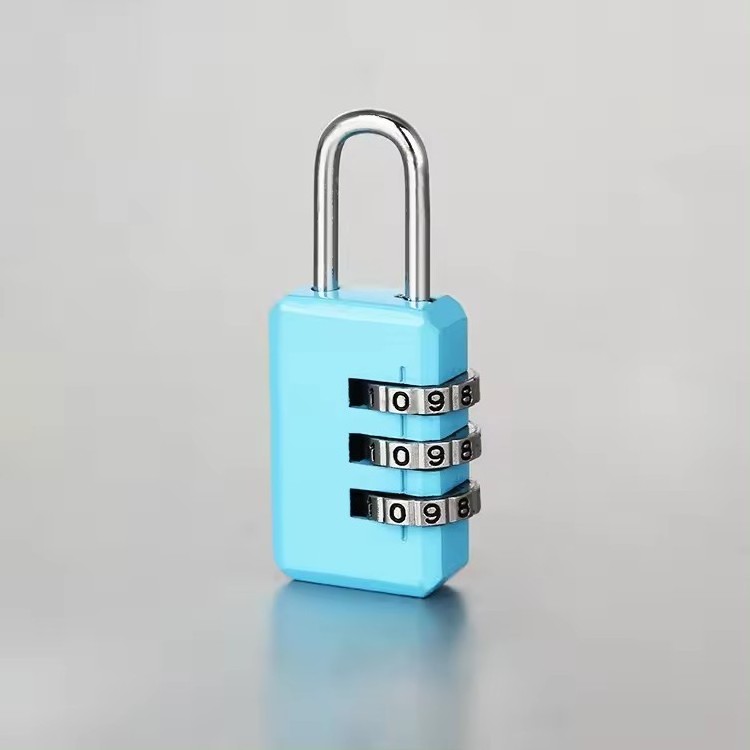 Wholesale Keyless Gym Sport Locker Lock Resettable 4 Digit Password Combination Colored Padlocks With Master Key