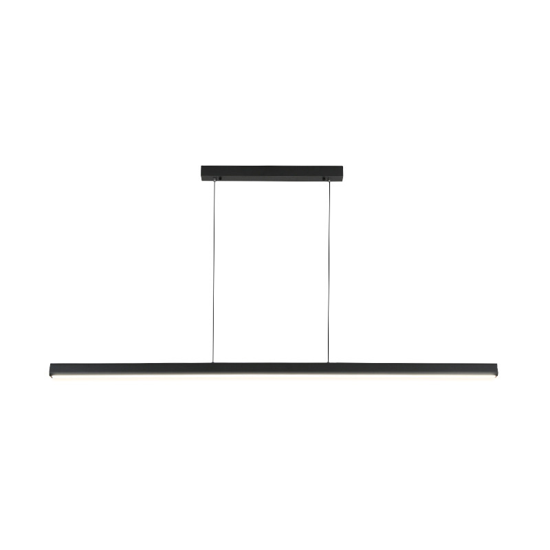 Decorative black white modern office pendant light ceiling led linear light fixture led linear pendant lights for indoor