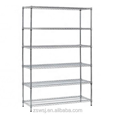 NSF chrome wire shelving Kitchen Heavy duty greenhouse showroom display wire shelving W-5400b2