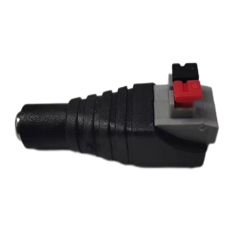 High quality Male and female 2.1 x 5.5mm 12V DC power plug jack adapter connectors for CCTV