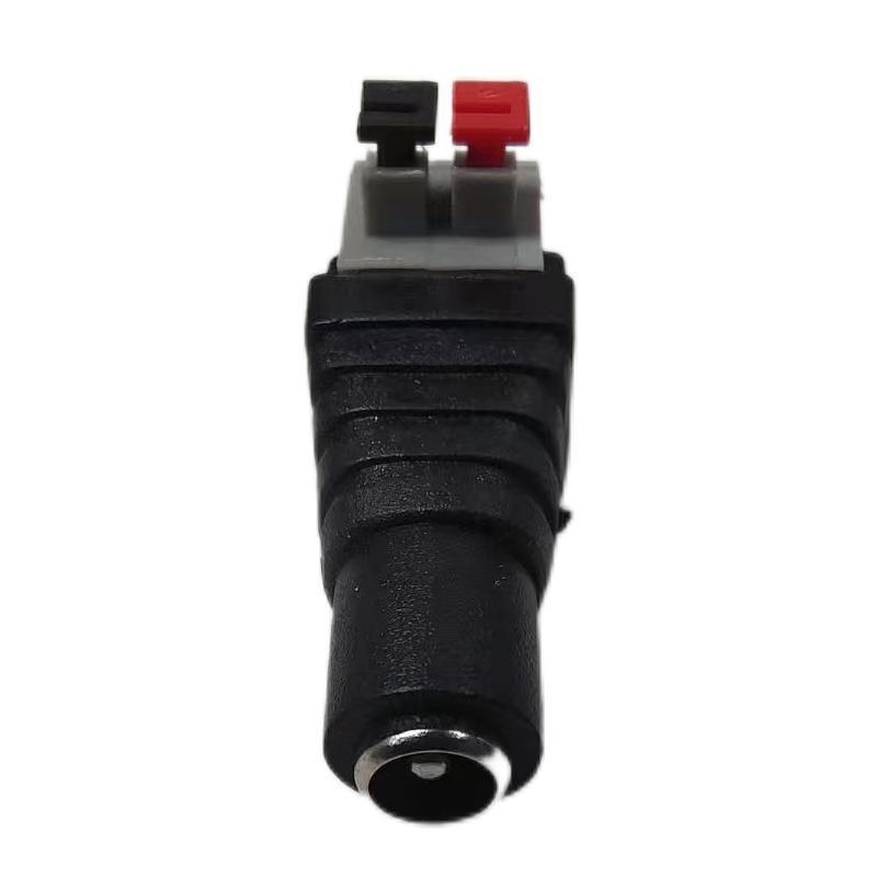 High quality Male and female 2.1 x 5.5mm 12V DC power plug jack adapter connectors for CCTV