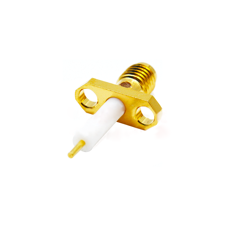 High Grade Rf 4 Hole Flange Sma Rf Female Connector