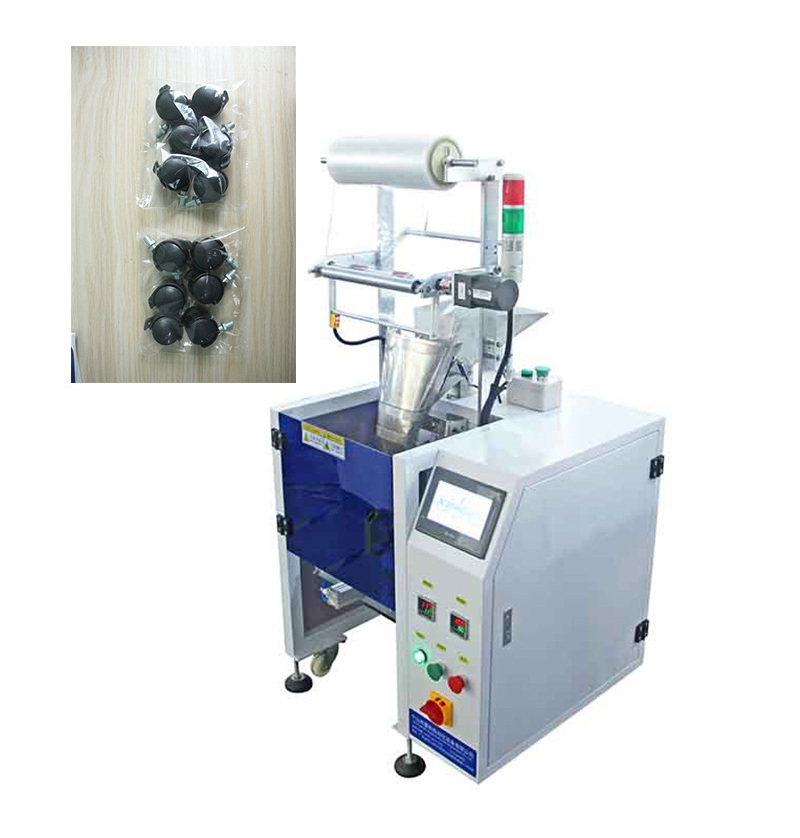 semi-automatic toys plastic parts painted parts electronic component switches packing machine with hanging hole