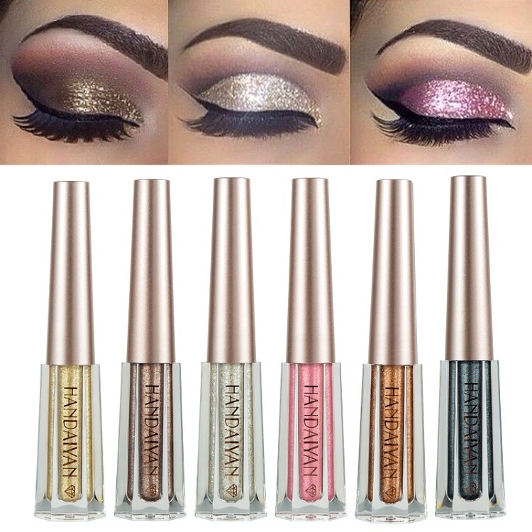 Waterproof Makeup Matt Glitter Shimmer Base Eyeshadow Liquid Set