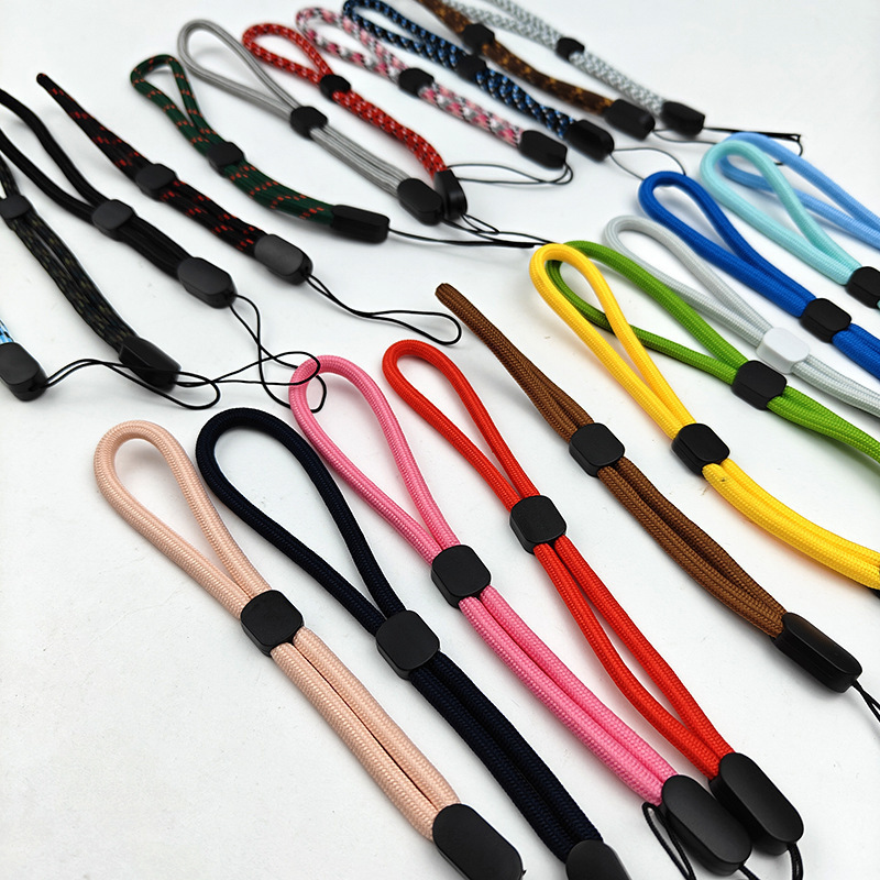 Adjustable Round Polyester Strap Mobile Phone Hand Wrist Strap Belt Band Finger Straps