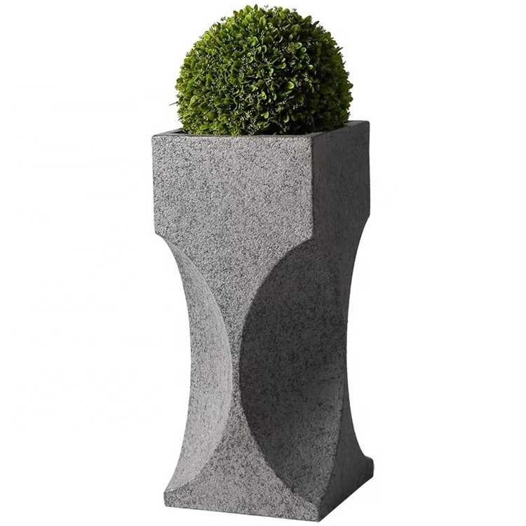 Natural Stone Garden Style Pillar Pots Columns Pillars for Villa Decoration