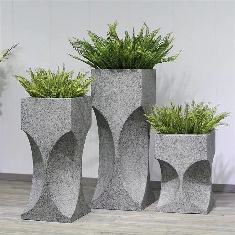 Natural Stone Garden Style Pillar Pots Columns Pillars for Villa Decoration